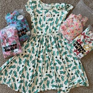 Dot Dot Smile lot of 6 Twirly Dresses Sz 11
